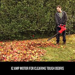 CRAFTSMAN 450-CFM 260-MPH Corded Electric Backpack Leaf Blower