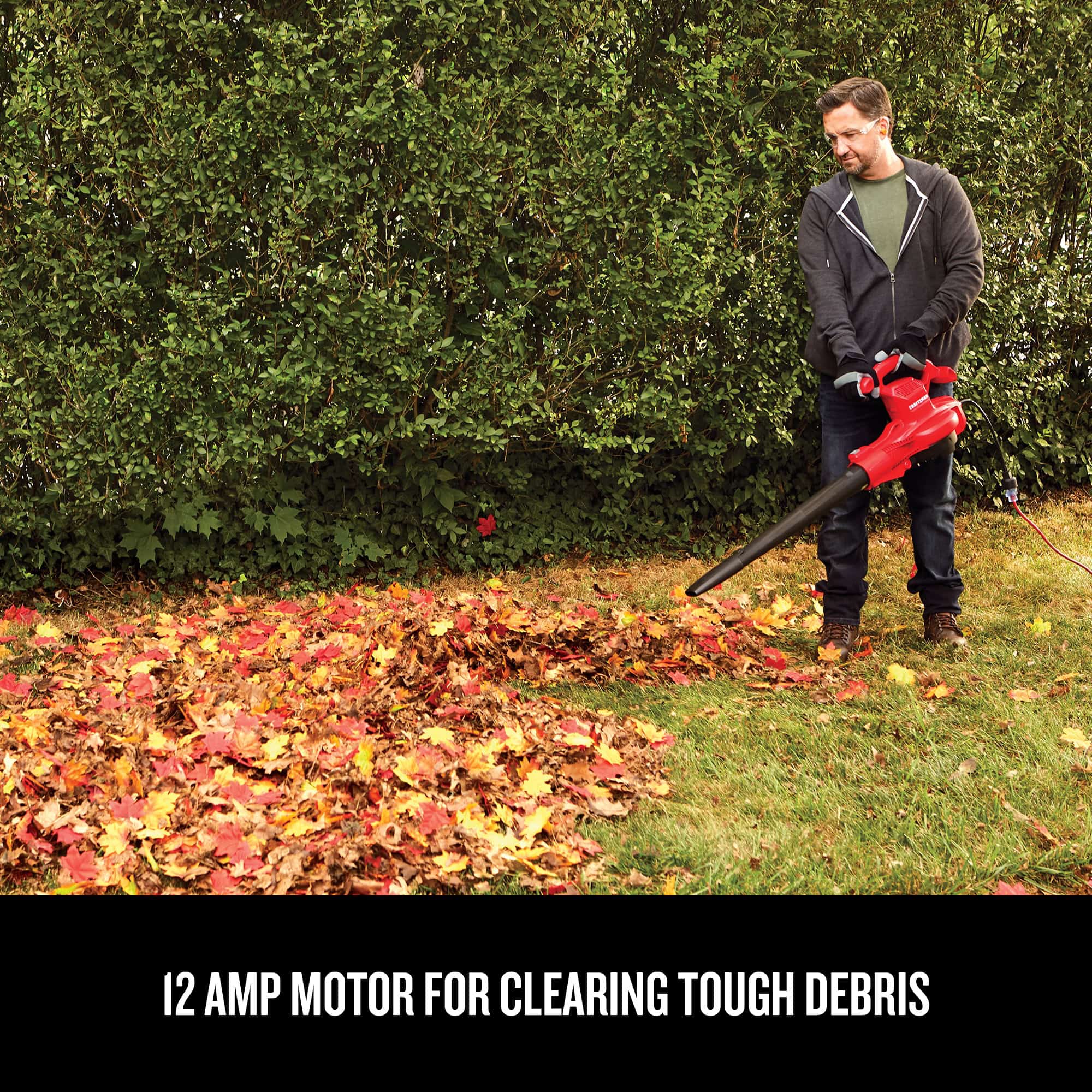 CRAFTSMAN 450-CFM 260-MPH Corded Electric Backpack Leaf Blower