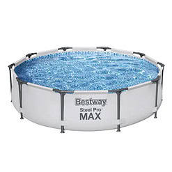 Bestway Steel Pro MAX 10'x30" Above Ground Outdoor Swimming Pool with Pump