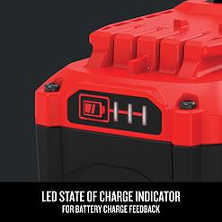 CRAFTSMAN V20 20-Volt 2-Pack 4 Amp-Hour; 4 Amp-Hour Lithium Power Tool Battery