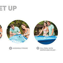 Intex 10 Ft x 30 In Above Ground Round Swimming Pool, (Pump Not Included)