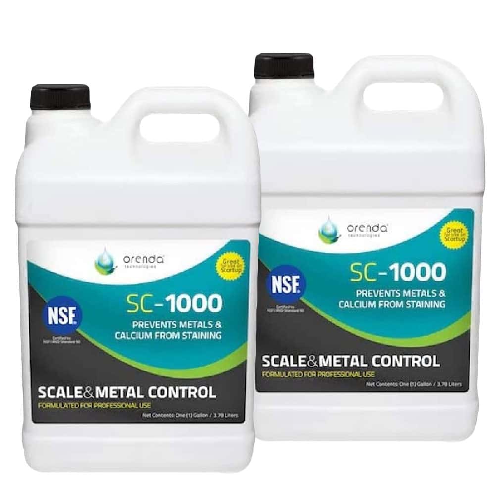Orenda Technologies SC-1000, Scale Control & Metal Chelant Control, 1 Gallon - 2 Pack
