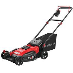 CRAFTSMAN CMCMW220P2 V20 20-volt Max Brushless 20-in Push Cordless Electric Lawn Mower 5 Ah (Battery & Charger Included)