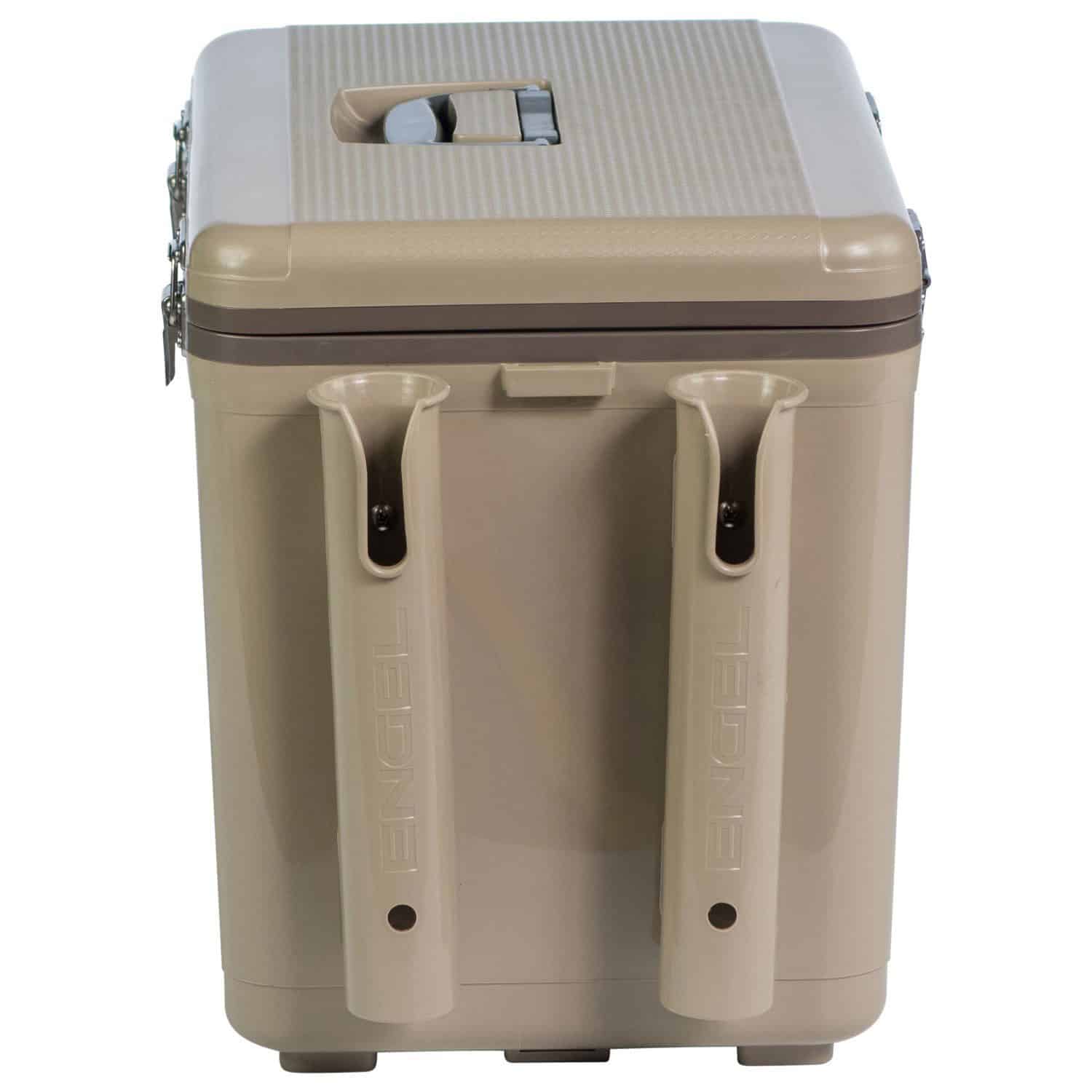 Engel Coolers 30 Quart Leak Proof Insulated Cooler Drybox with 4 Rod Holders