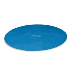 Intex 18 Foot Round Vinyl Solar Cover + 18 Foot UV Resistant Debris Cover