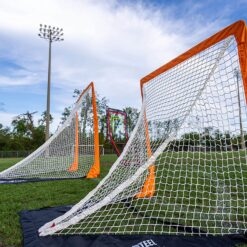 Rukket Sports SPDR Steel Portable Lacrosse Goal, Ultra Strong Pop up Lax Net (6ft x 6ft)