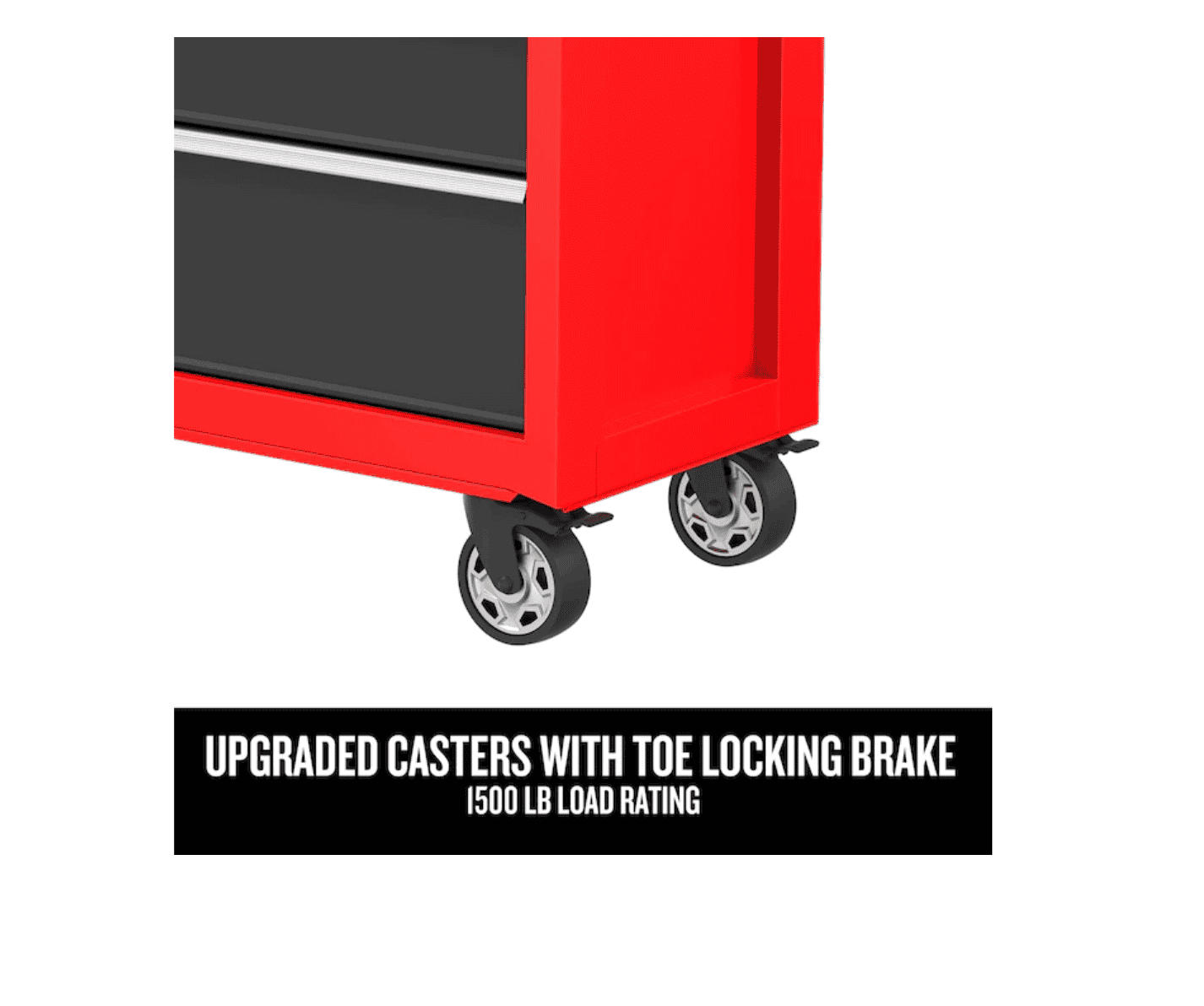 CRAFTSMAN CMST98273RB 2000 Series 52-in W x 37.5-in H 10-Drawer Steel Rolling Tool Cabinet (Red)