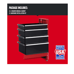 CRAFTSMAN CMST22951RB 2000 Series Workbench, 4-drawer Storage Module