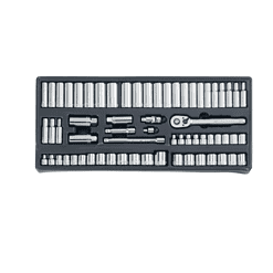 CRAFTSMAN CMMT45938 308-Piece Standard (SAE) and Metric Combination Polished Chrome Mechanics Tool Set (1/4-in; 3/8-in)