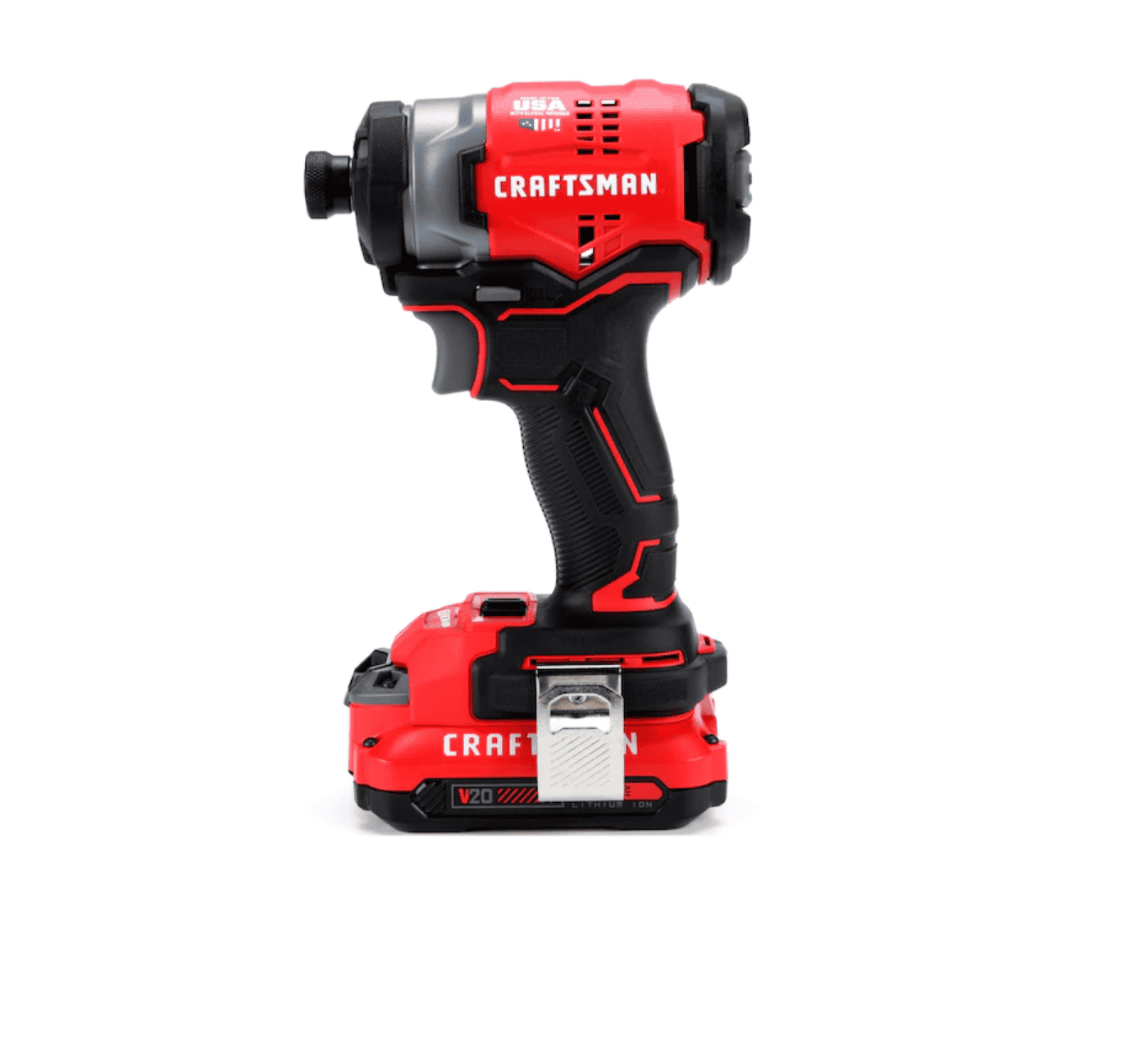 CRAFTSMAN CMCF820D2 V20 20-volt Max Variable Speed Brushless Cordless Impact Driver (2-Batteries Included)