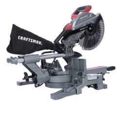 CRAFTSMAN Miter Saw CMXEMAX69434501 10-in 15 Amps Single Bevel Sliding Corded