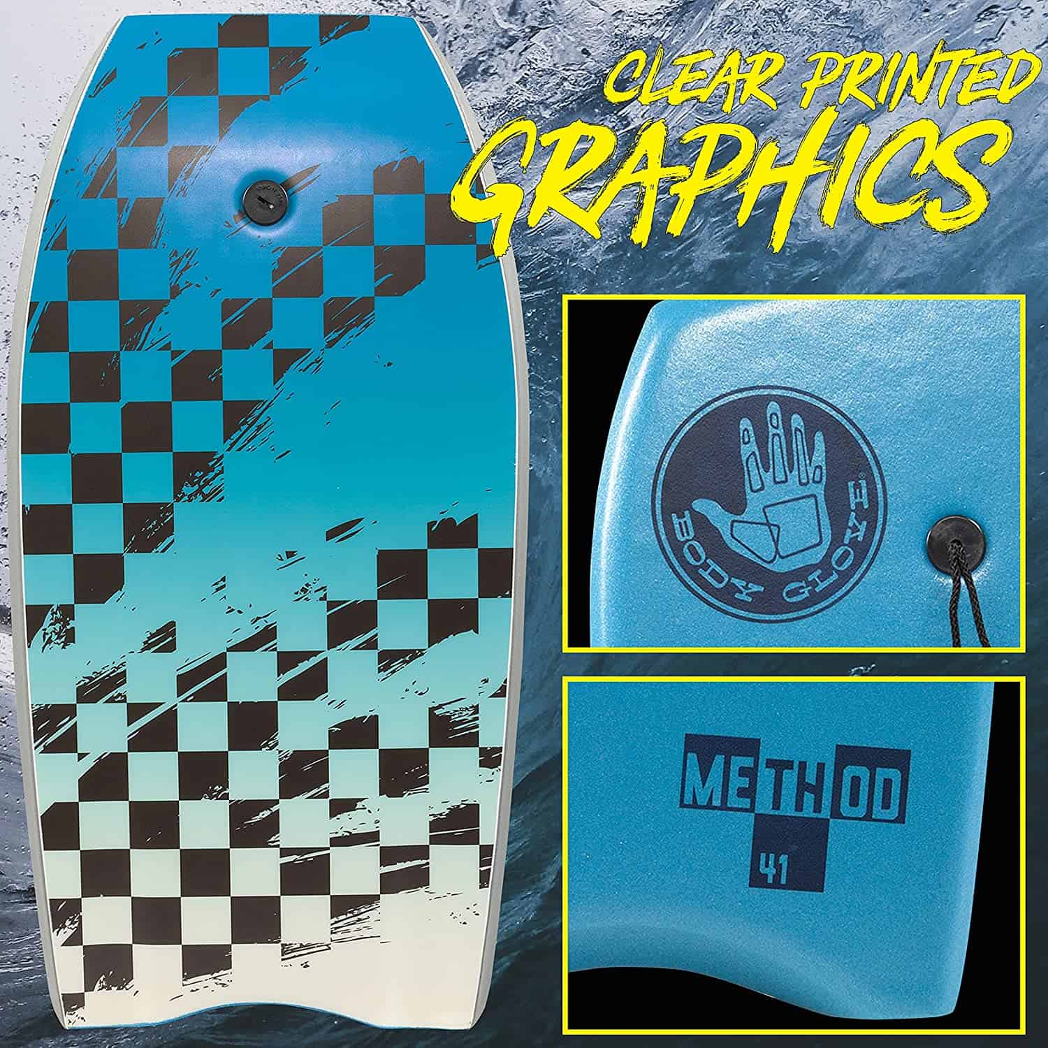 Body Glove Method 41" Bodyboard, Leash Included