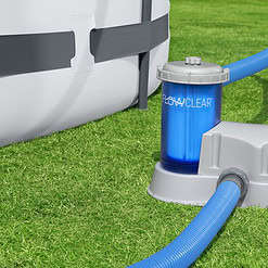 Flowclear 1500 gal. Transparent Filter Above-Ground Pool Pump