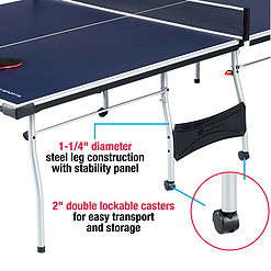 MD Sports Official Size Table Tennis Table