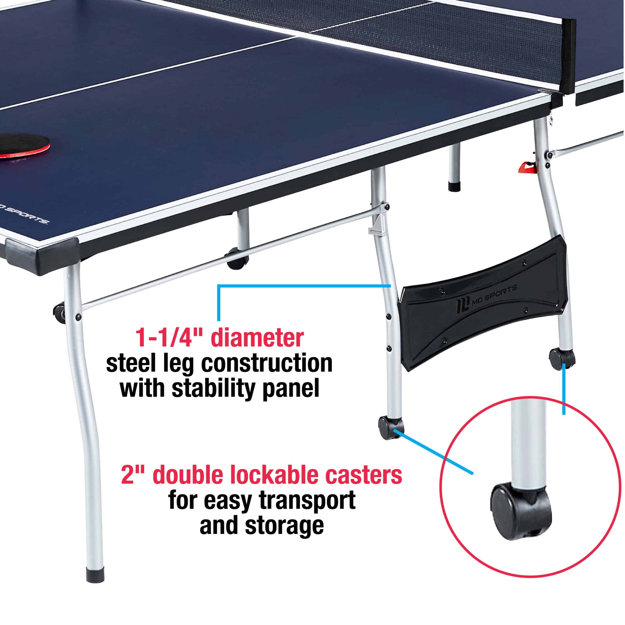 MD Sports Official Size Table Tennis Table