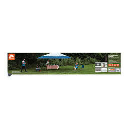 Ozark Trail 14' x 14' Instant Lighted Canopy for Camping - Blue, Gray