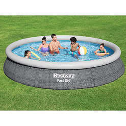 Bestway 15' Round Inflatable Above Ground Pool