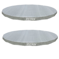 Intex UV Resistant Deluxe Debris Cover 18' Ultra Frame Swimming Pools (2 Pack)