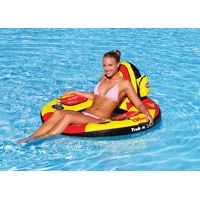 Sportsstuff Trek N Tube Inflatable Water Tube with Cooler, Cup holder, & Pockets