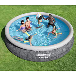 Bestway 15' Round Inflatable Above Ground Pool