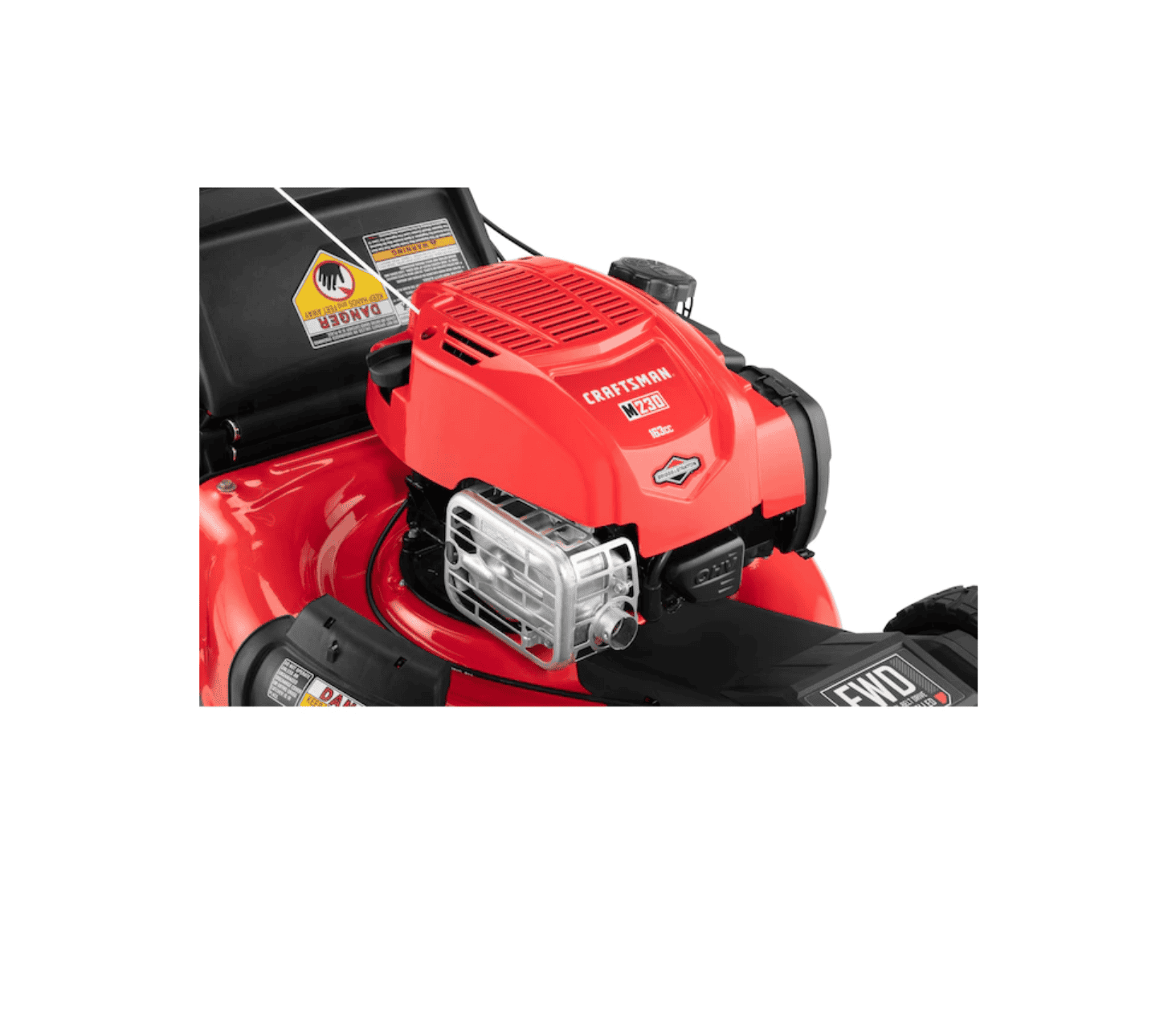 CRAFTSMAN CMXGMAM1125502 M230 163-cc 21-in Self-Propelled Gas Lawn Mower with Briggs & Stratton Engine