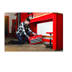CRAFTSMAN CMST27200R 72-in W x 41.25-in H Red Wood Work Bench