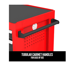 CRAFTSMAN CMST98273RB 2000 Series 52-in W x 37.5-in H 10-Drawer Steel Rolling Tool Cabinet (Red)