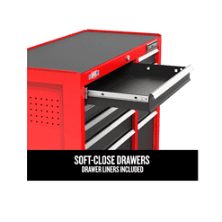 CRAFTSMAN CMST98272RB 2000 Series 51.5-in W x 24.7-in H 8-Drawer Steel Tool Chest (Red)