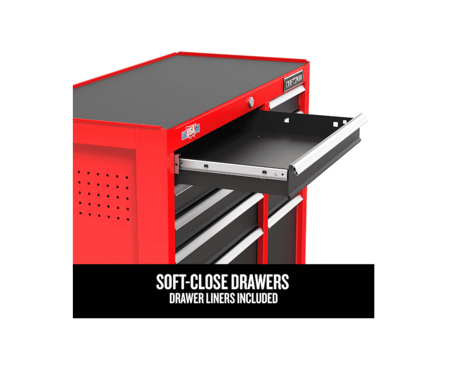 CRAFTSMAN CMST98272RB 2000 Series 51.5-in W x 24.7-in H 8-Drawer Steel Tool Chest (Red)