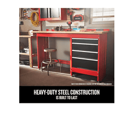 CRAFTSMAN CMST22951RB 2000 Series Workbench, 4-drawer Storage Module