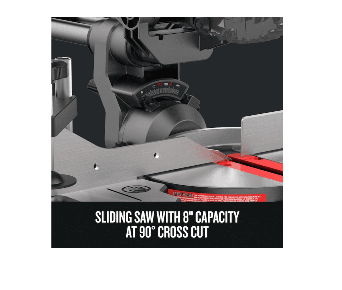 CRAFTSMAN Miter Saw CMCS714M1 V20 7-1/4-in 20-Volt Max Single Bevel Sliding Compound Cordless