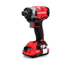 CRAFTSMAN CMCF820D2 V20 20-volt Max Variable Speed Brushless Cordless Impact Driver (2-Batteries Included)