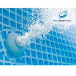Intex 10 Foot x 30 Inches Pool W/ 10-Foot Round Above Ground Pool Cover
