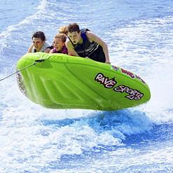 RAVE Sports Mambo Swept Wing Deck 3-Rider Tube Towable