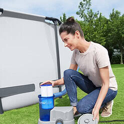 Flowclear 1500 gal. Transparent Filter Above-Ground Pool Pump