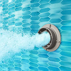 Funsicle 12ft x 36in Round QuickSet Designer Above Ground Pool, Dark Triple Basketweave with Cartridge Filter Pump, Age 6 & up