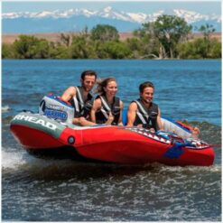 Airhead Chariot Warbird 2 Rider Towable Inflatable Boating Lake Water Tube