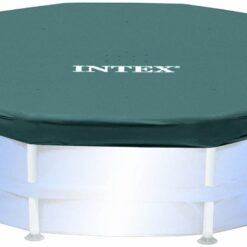 Intex 10 Foot x 30 Inches Pool W/ 10-Foot Round Above Ground Pool Cover