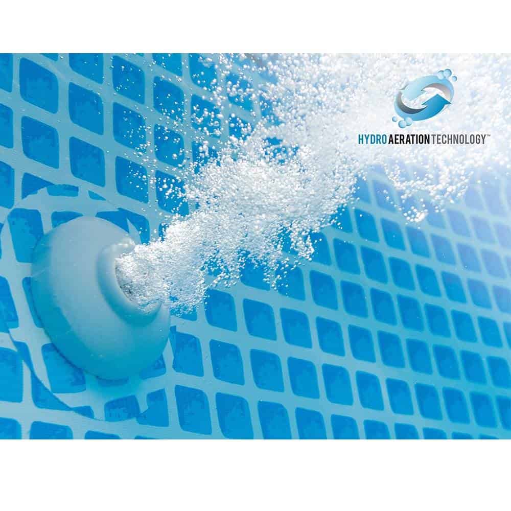 Intex 10ft x 10ft x 30in Pool w/ 10 Foot Round Pool Cover and Filter Cartridge