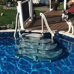 Confer Plastics CCX-AG 4-Step Above Ground Pool Grand Entry Steps