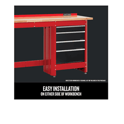 CRAFTSMAN CMST22951RB 2000 Series Workbench, 4-drawer Storage Module