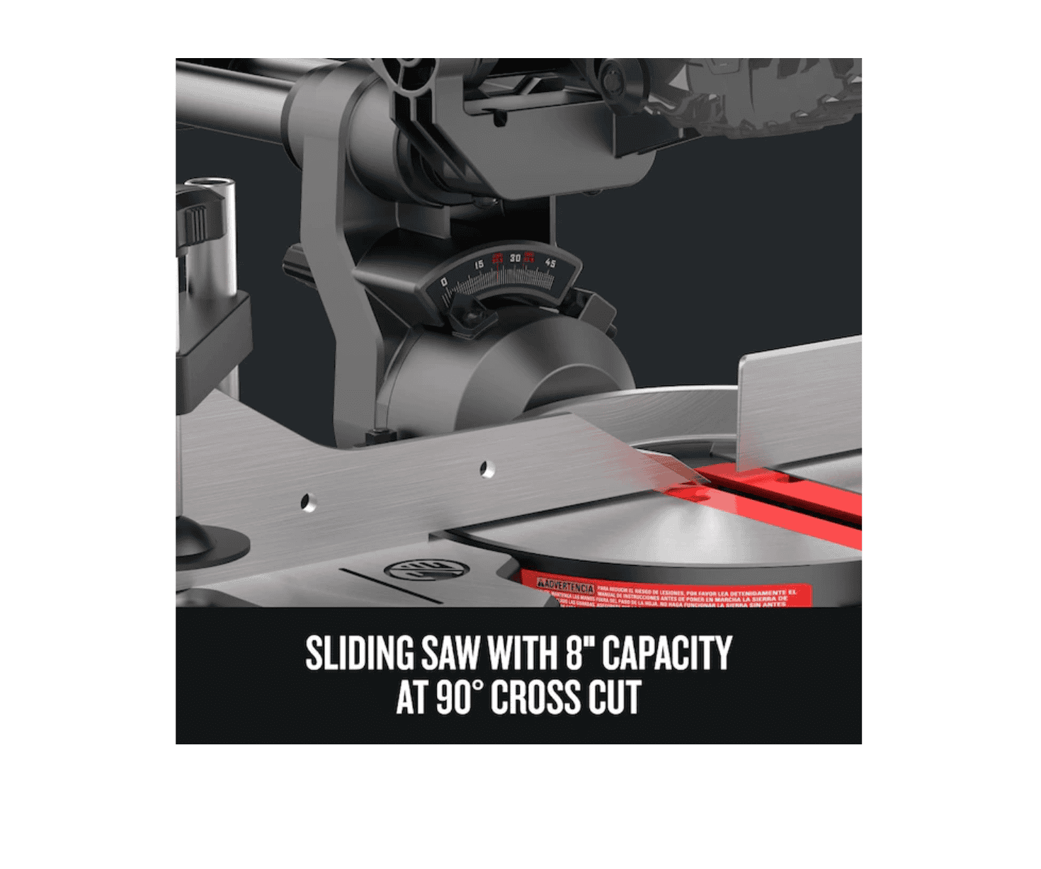 CRAFTSMAN Miter Saw CMCS714M1 V20 7-1/4-in 20-Volt Max Single Bevel Sliding Compound Cordless