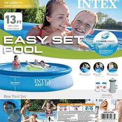 Intex 13ft x 32in Easy Set Above Ground Swimming Pool Kit & 530 GPH Filter Pump