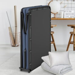 Henredon Folding Foldaway Guest Bed with Cooling Gel Lux Foam Mattress, Twin