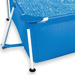 Frame Above Ground Baby Splash Swimming Pool Bundled w/ Intex Filter Pump