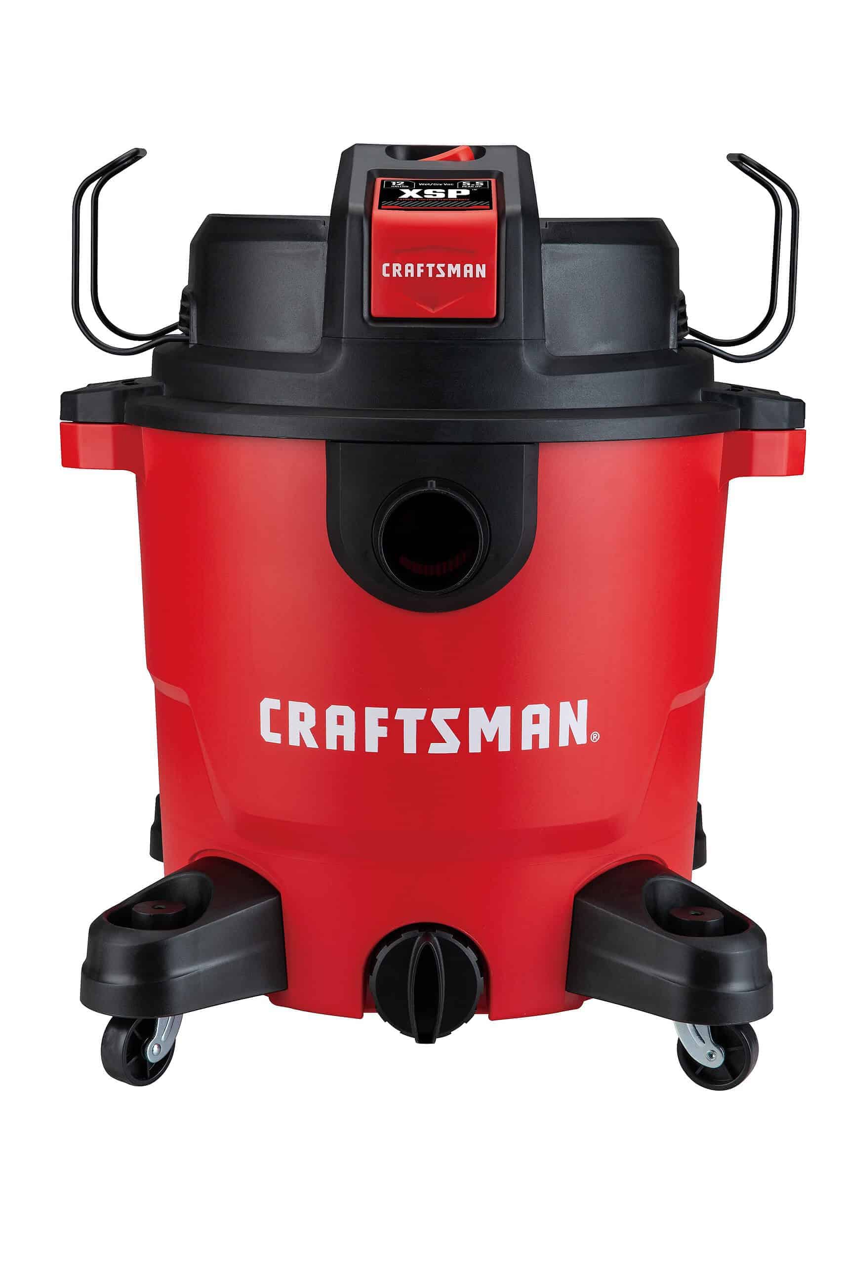 CRAFTSMAN 12-Gallons 5.5-HP Corded Wet/Dry Shop Vacuum with Accessories Included