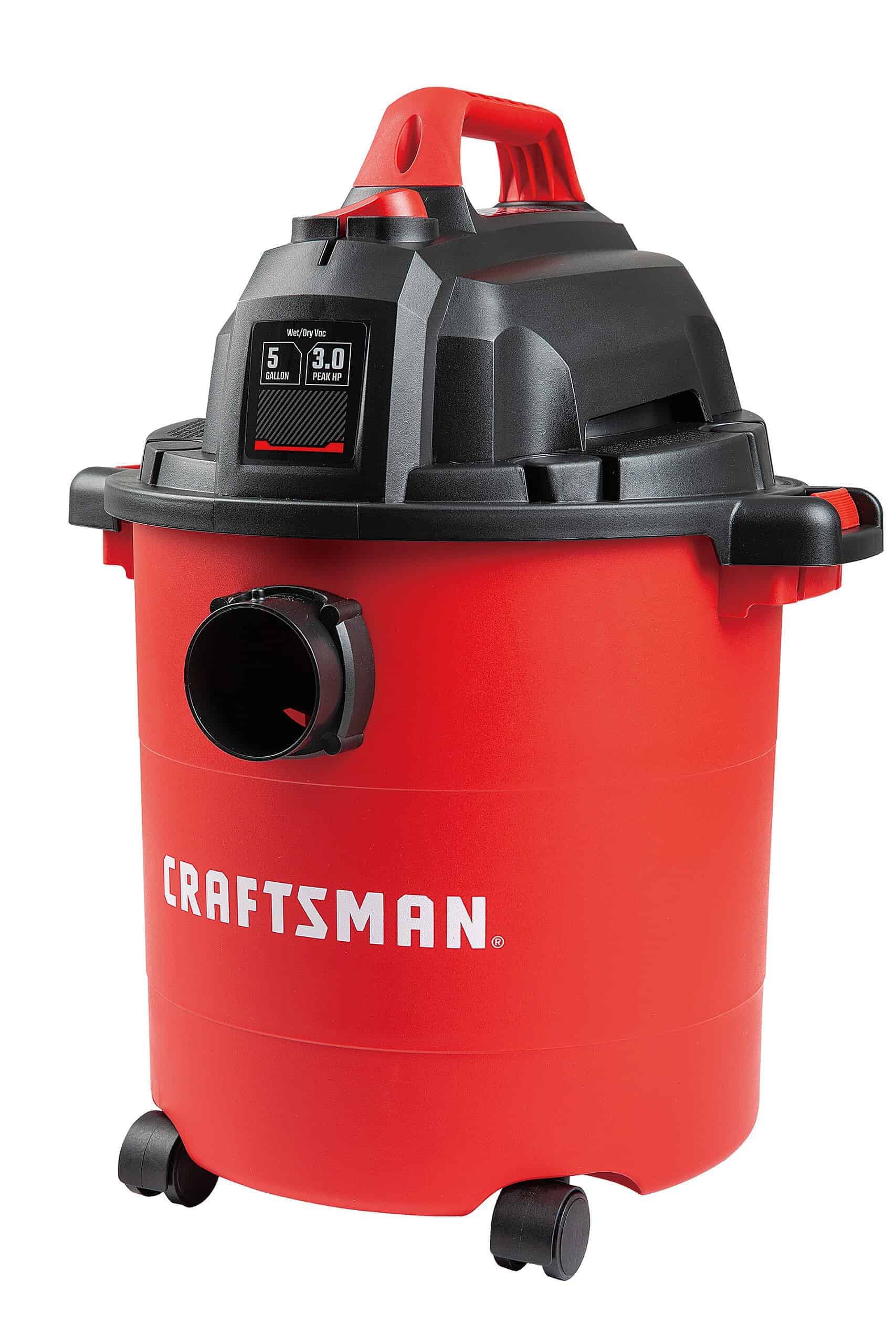 CRAFTSMAN 5-Gallons 3-HP Corded Wet/Dry Shop Vacuum with Accessories Included