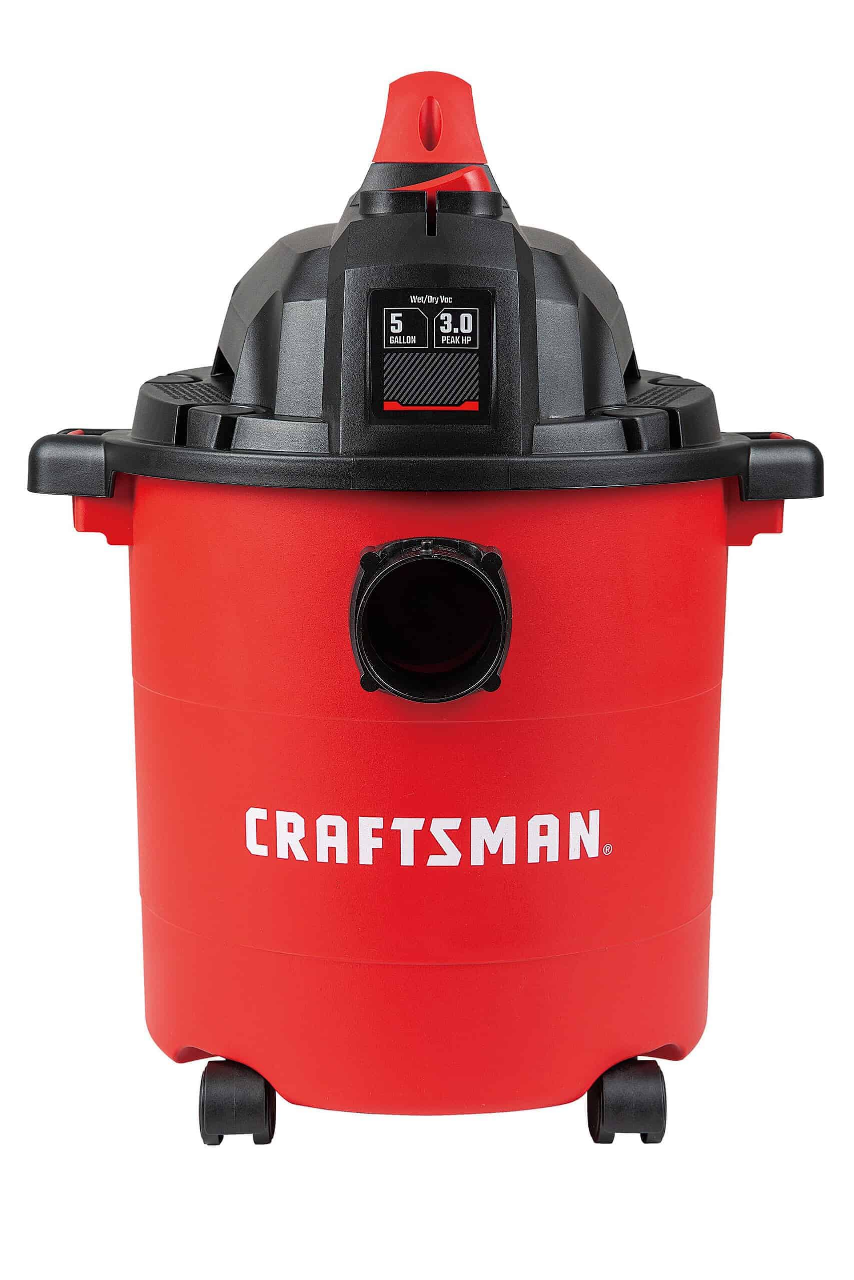 CRAFTSMAN 5-Gallons 3-HP Corded Wet/Dry Shop Vacuum with Accessories Included