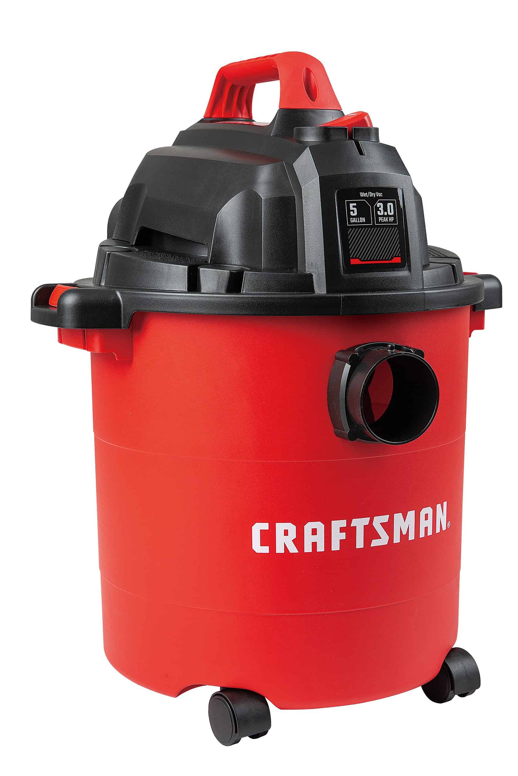 CRAFTSMAN 5-Gallons 3-HP Corded Wet/Dry Shop Vacuum with Accessories Included