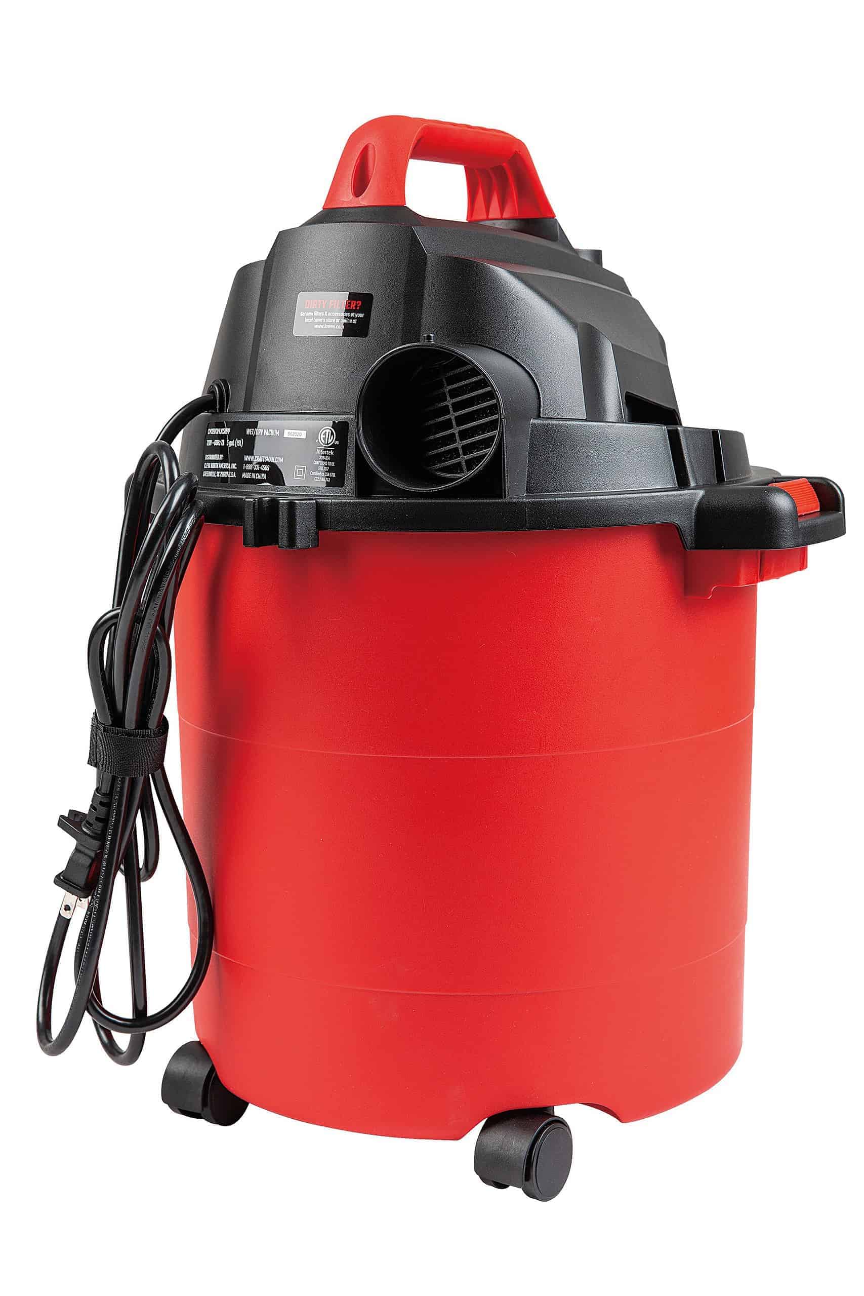 CRAFTSMAN 5-Gallons 3-HP Corded Wet/Dry Shop Vacuum with Accessories Included